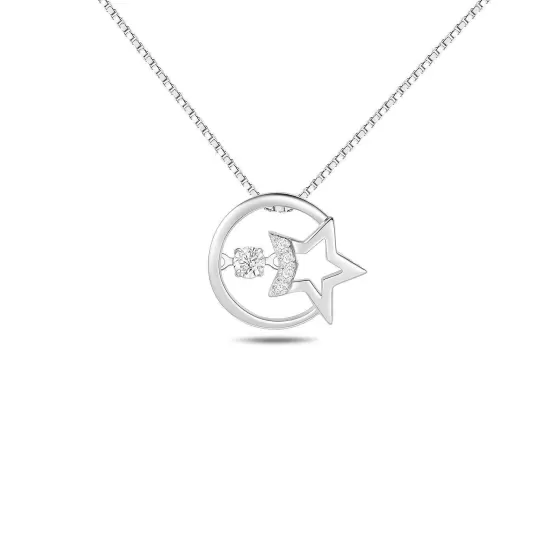 Swing Star Diamond Pendant^Lee Hwa Jewellery Shop