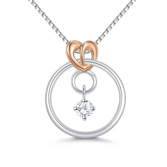 Swing Star Heart Diamond Pendant^Lee Hwa Jewellery Best