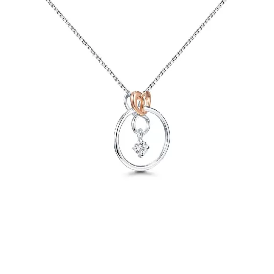 Swing Star Heart Diamond Pendant^Lee Hwa Jewellery Best