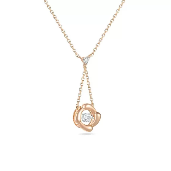 Twinkle Floral Diamond Necklaces^Lee Hwa Jewellery New