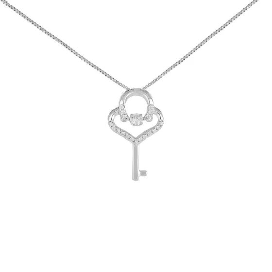 Twinkle Key Diamond Pendant^Lee Hwa Jewellery Outlet