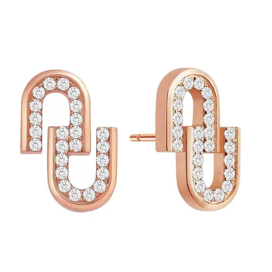 U-Link Diamond Earrings^Lee Hwa Jewellery Outlet